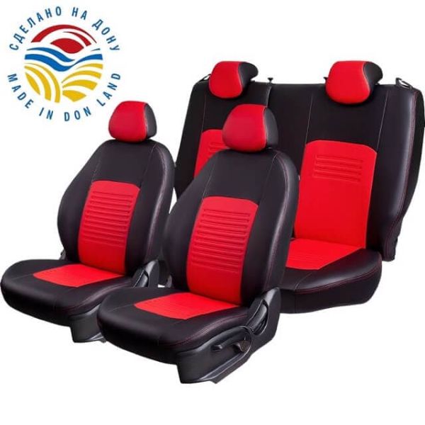 Чехлы Экокожа Турин Классик на Hyundai Getz 2002-2011 г.в.