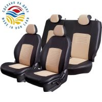 Чехлы Экокожа Турин Классик на Hyundai HD35 -1, 04.2014, Грузовик / Фургон, 1+2 места
