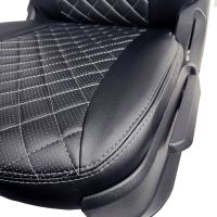 Чехлы Экокожа Ромб на Hyundai Getz 2002-2011 г.в. Чехлы Экокожа Ромб на Hyundai Getz 2002-2011 г.в.